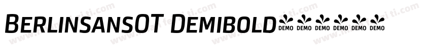 BerlinsansOT Demibold字体转换